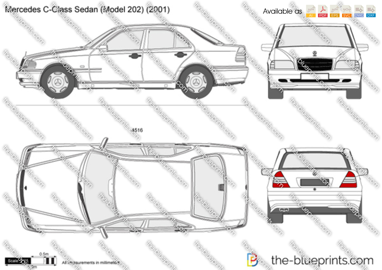 Mercedes Benz W202 Class C 180 specs, dimensions