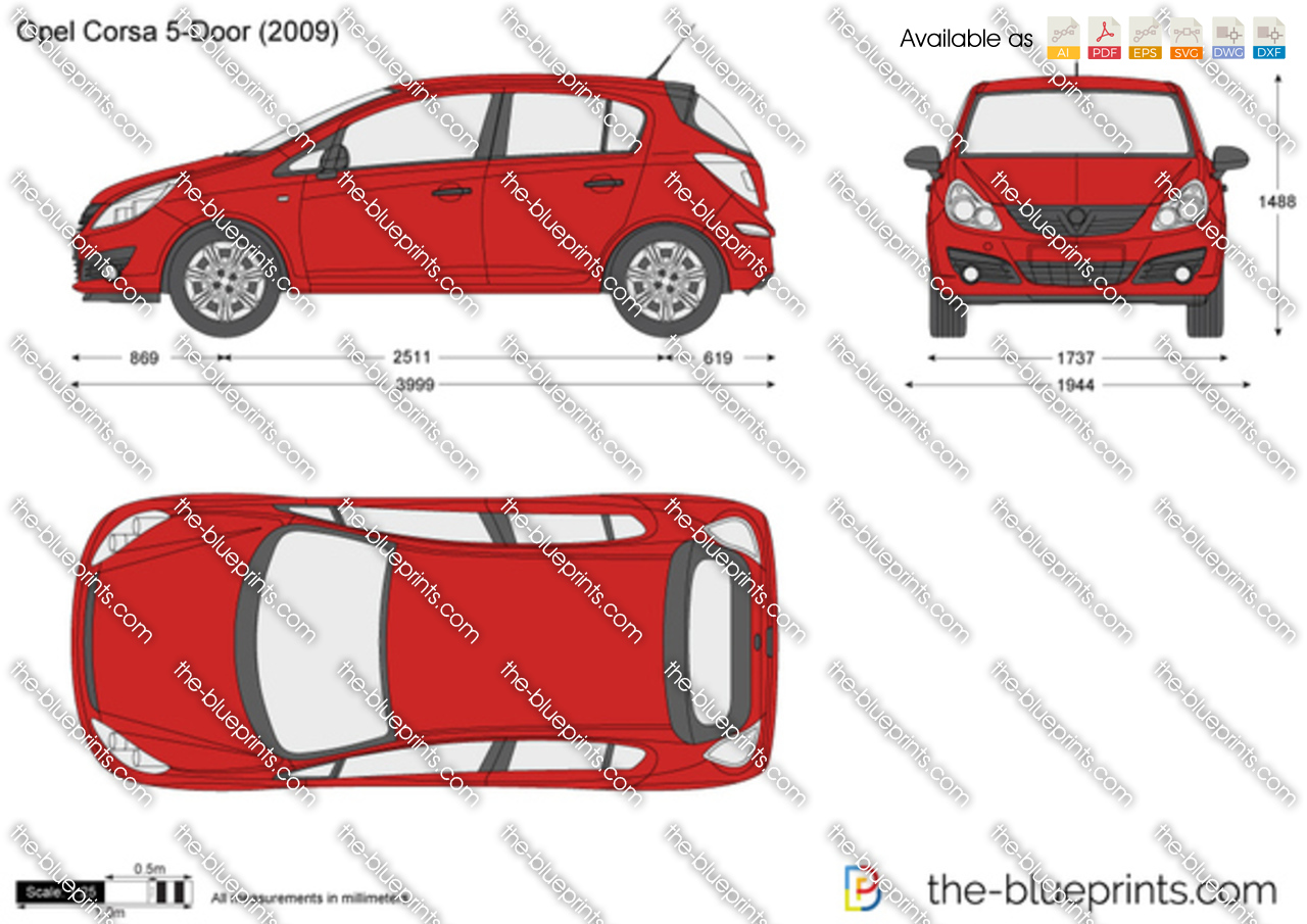 2006 Opel Corsa D 5-door 1.3 CDTI (75 Hp)  Technical specs, data, fuel  consumption, Dimensions