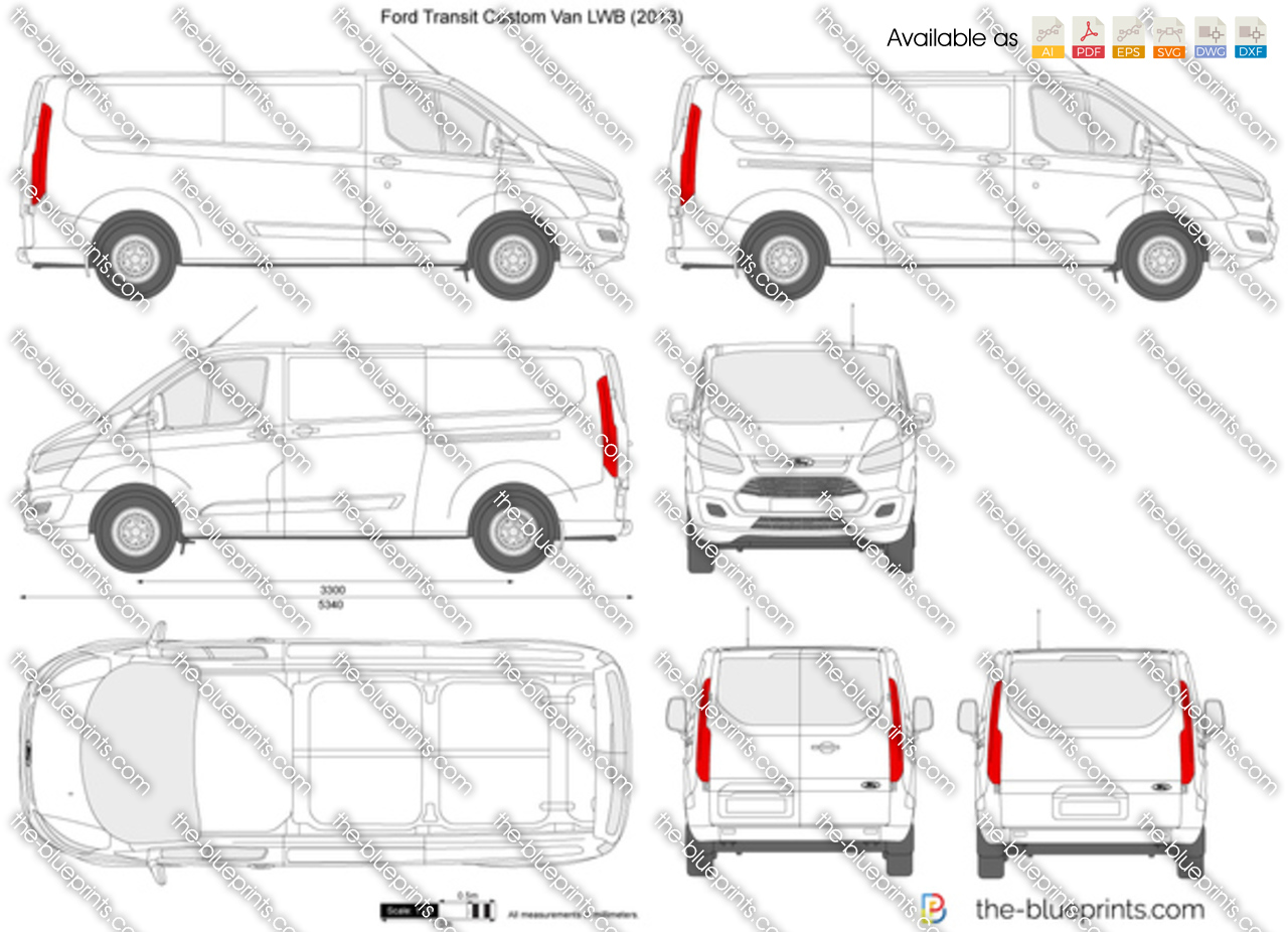 ford transit custom 2018 dimensions