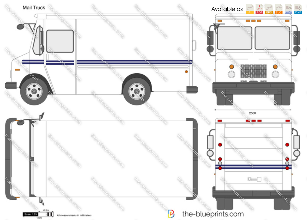 Free Free 308 Usps Mail Truck Svg Free SVG PNG EPS DXF File