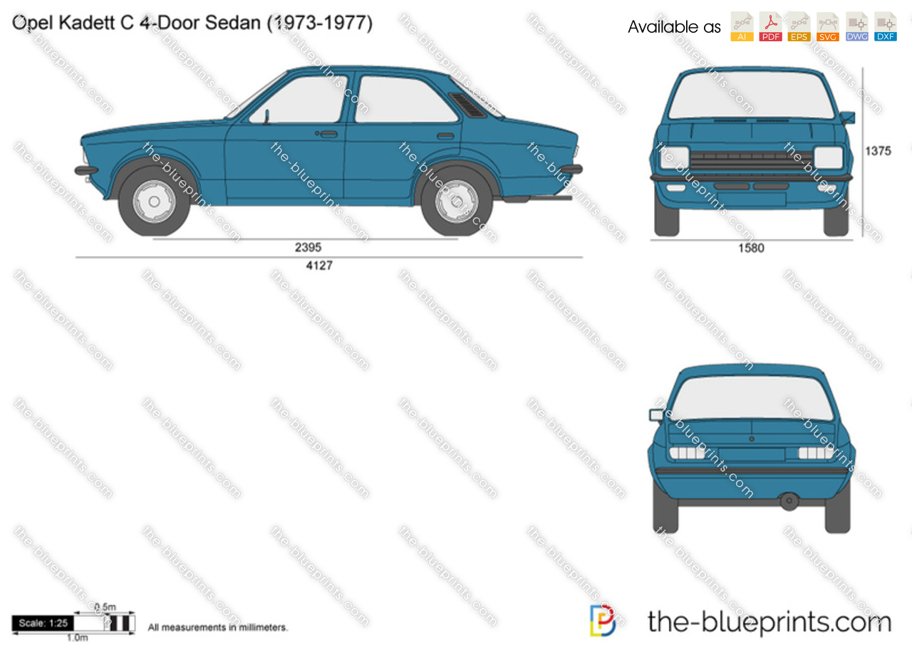 Blueprints > Cars > Opel > Opel Corsa C Sedan