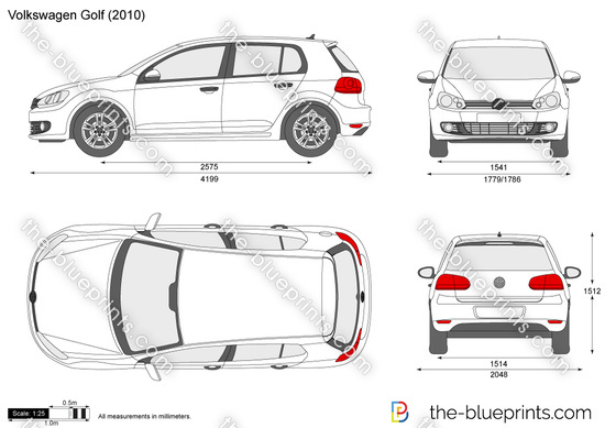 Volkswagen Dimensions & Drawings