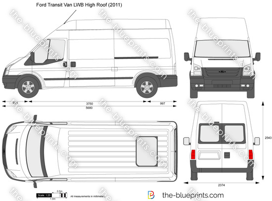 Ford transit lwb high top dimensions #7