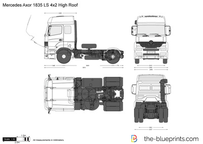 Mercedes-Benz Axor 1835 LS 4x2 High Roof