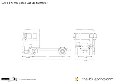 DAF FT XF105 Space Cab LD 4x2 tractor