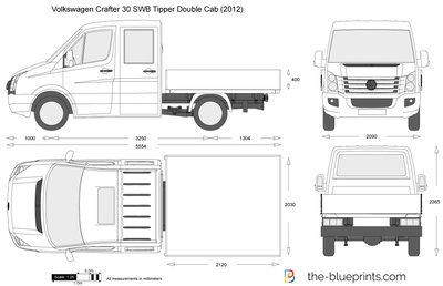 Volkswagen Crafter 30 SWB Tipper Double Cab