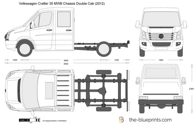 Volkswagen Crafter 35 MWB Chassis Double Cab