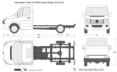 Volkswagen Crafter 35 MWB Chassis Single Cab