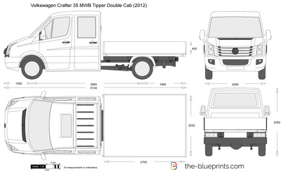 Volkswagen Crafter 35 MWB Tipper Double Cab