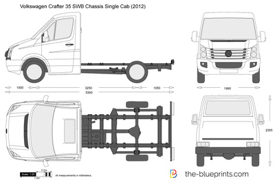 Volkswagen Crafter 35 SWB Chassis Single Cab