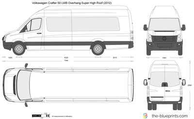 Volkswagen Crafter 50 LWB Overhang Super High Roof