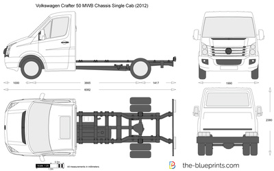 Volkswagen Crafter 50 MWB Chassis Single Cab