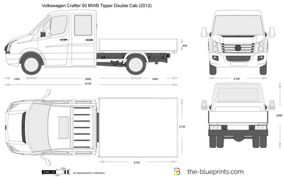 Volkswagen Crafter 50 MWB Tipper Double Cab