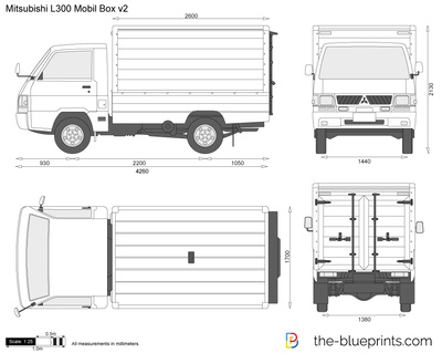 Mitsubishi L300 Mobil Box v2