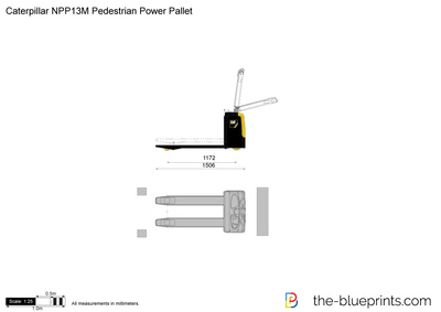 Caterpillar NPP13M Pedestrian Power Pallet