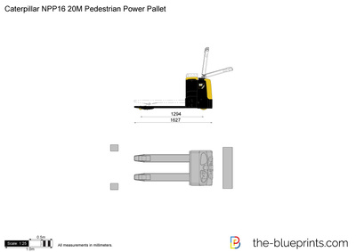 Caterpillar NPP16 20M Pedestrian Power Pallet