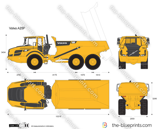 Volvo A25F Articulated Hauler