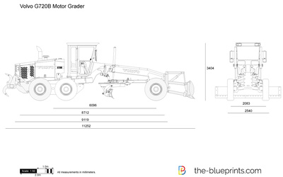 Volvo G720B Motor Grader