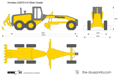 Komatsu GD675-5 Motor Grader