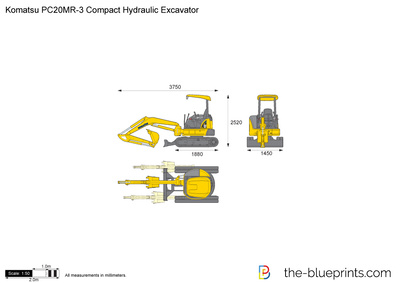 Komatsu PC20MR-3 Compact Hydraulic Excavator