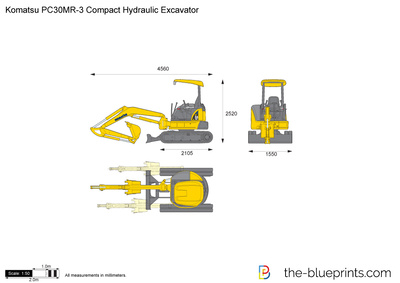 Komatsu PC30MR-3 Compact Hydraulic Excavator