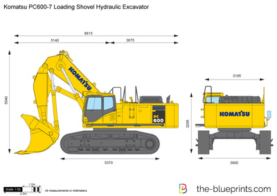 Komatsu PC600-7 Loading Shovel Hydraulic Excavator