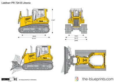 Liebherr PR 724 B Litronic Crawler Tractor