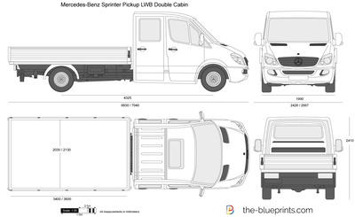 Mercedes-Benz Sprinter Pickup LWB Double Cabin