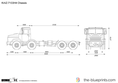 KrAZ-7133H4 Chassis