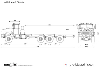 KrAZ-7140H6 Chassis