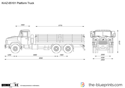 KrAZ-65101 Platform Truck