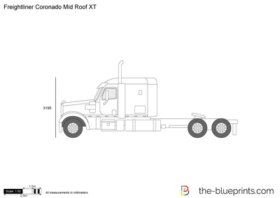 Freightliner Coronado Mid Roof XT