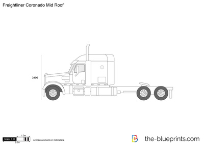 Freightliner Coronado Mid Roofy