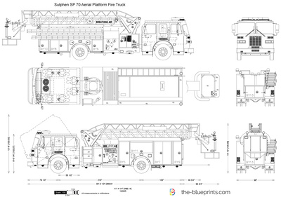 Sutphen SP 70 Aerial Platform Fire Truck