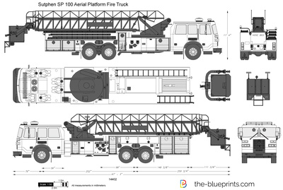 Sutphen SP 100 Aerial Platform Fire Truck