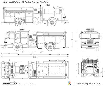 Sutphen HS-5031 S2 Series Pumper Fire Truck