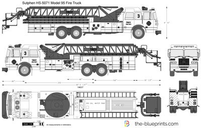 Sutphen HS-5071 Model 95 Fire Truck