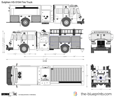 Sutphen HS-5104 Fire Truck