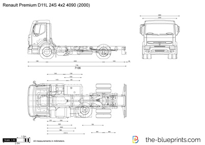 Renault Premium D11L 24S 4x2 4090