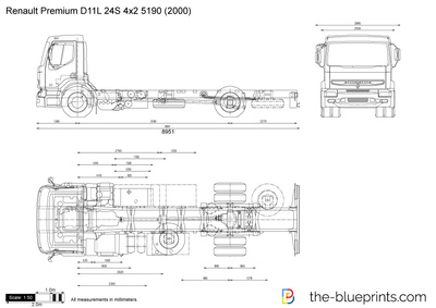 Renault Premium D11L 24S 4x2 5190