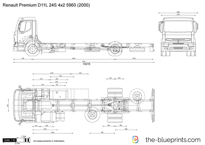 Renault Premium D11L 24S 4x2 5960