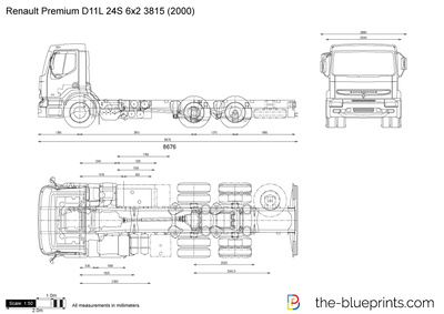 Renault Premium D11L 24S 6x2 3815