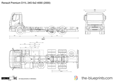 Renault Premium D11L 24S 6x2 4090