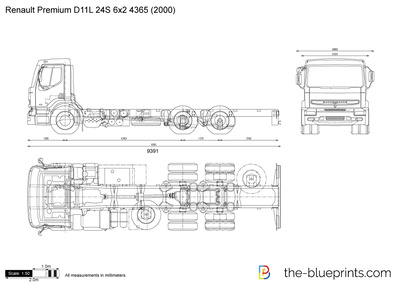 Renault Premium D11L 24S 6x2 4365