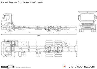 Renault Premium D11L 24S 6x2 5960