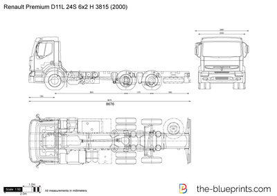 Renault Premium D11L 24S 6x2 H 3815