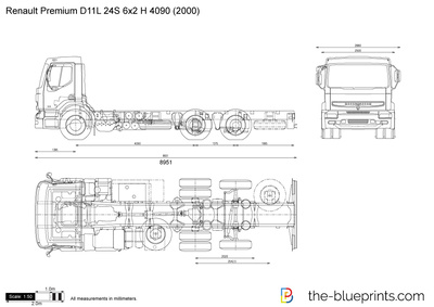 Renault Premium D11L 24S 6x2 H 4090