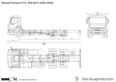 Renault Premium D11L 24S 6x2 H 4365