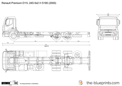 Renault Premium D11L 24S 6x2 H 5190