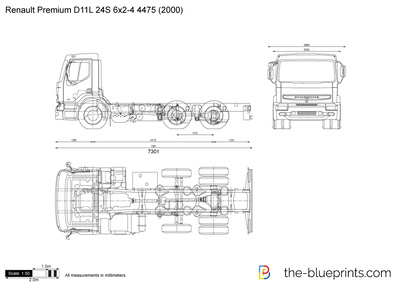 Renault Premium D11L 24S 6x2-4 4475